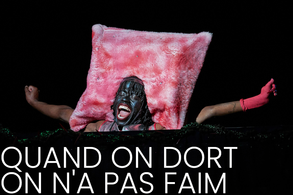 Anthony Martine dans le spectacle Quand on dort on n'a pas faim.